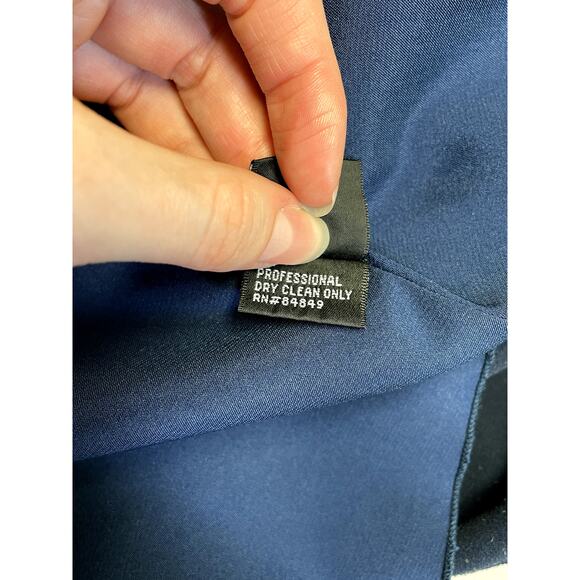 CARMEN MARC VALVO Kayla Cold Shoulder Ruffle Halter Neck Ball Gown Size 6 - Picture 8 of 10